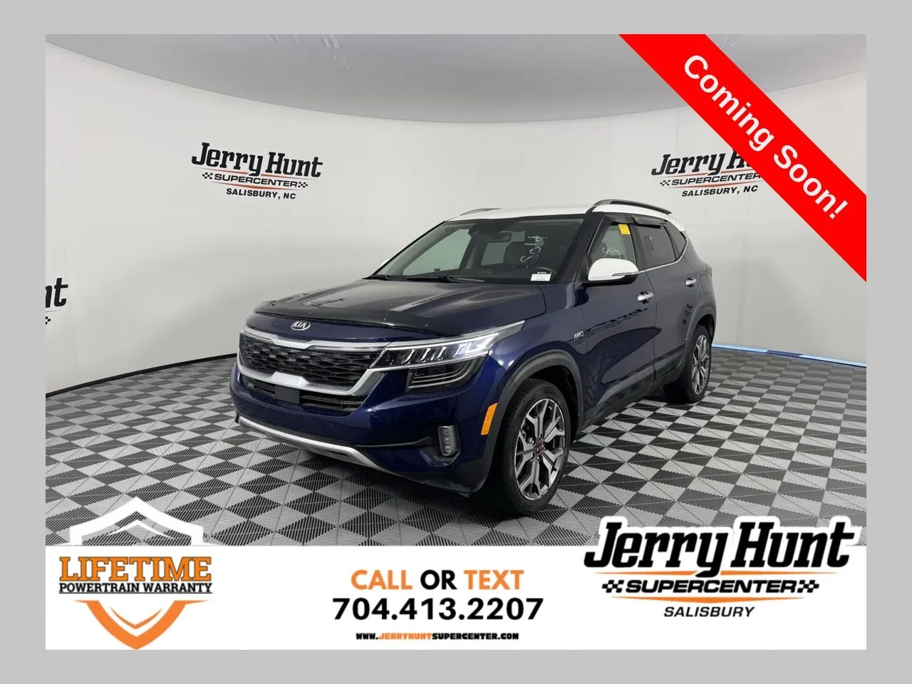 Blue 2021 Kia Seltos SX for sale in Salisbury, NC