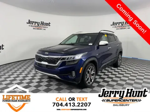 Blue 2021 Kia Seltos SX for sale in Salisbury, NC