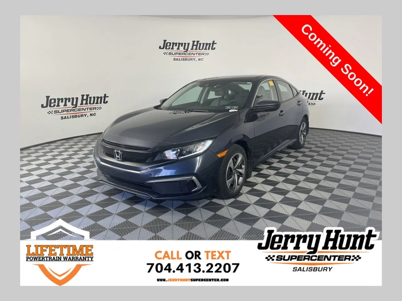 Blue 2021 Honda Civic LX for sale in Salisbury, NC