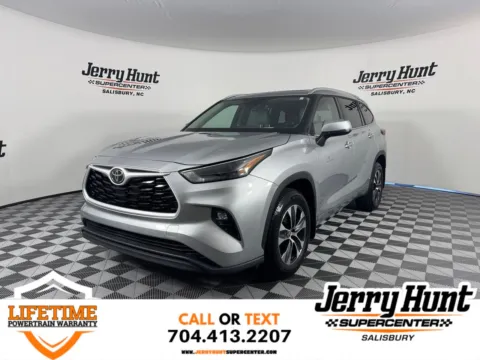 Silver 2022 Toyota Highlander XLE for sale in Salisbury, NC