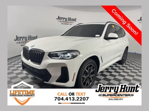 White 2023 BMW X3 xDrive30i for sale in Salisbury, NC