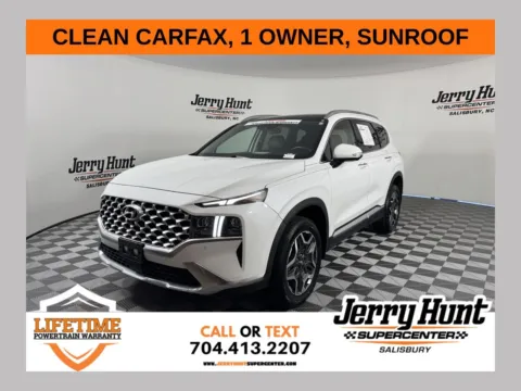 White 2022 Hyundai Santa Fe Limited for sale in Salisbury, NC