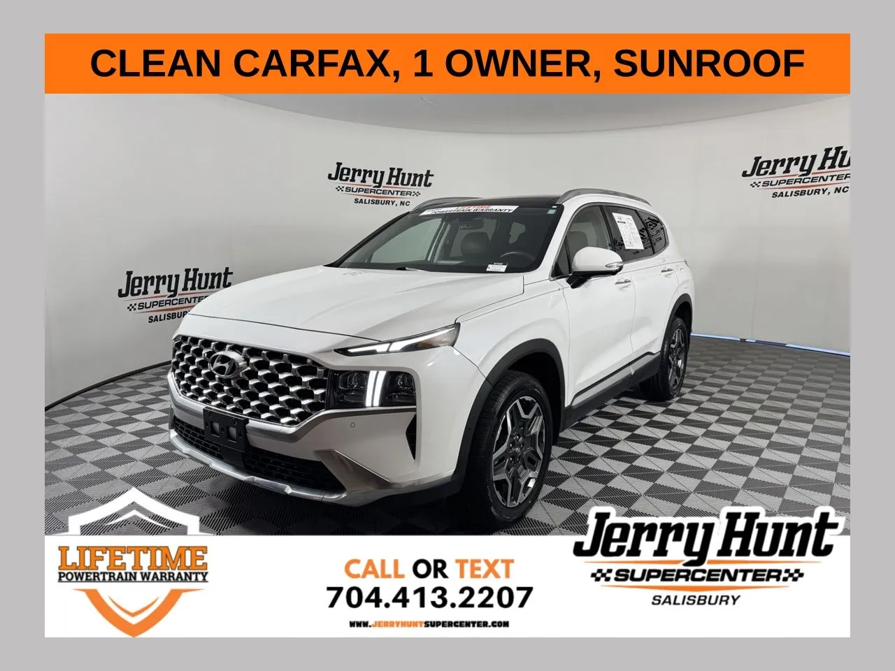 White 2022 Hyundai Santa Fe Limited for sale in Salisbury, NC