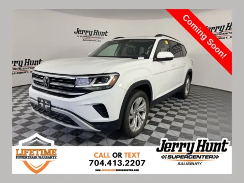 White 2021 Volkswagen Atlas 3.6L V6 SE w/Technology for sale in Salisbury, NC