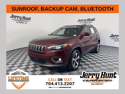Red 2021 Jeep Cherokee Limited for sale in Salisbury, NC