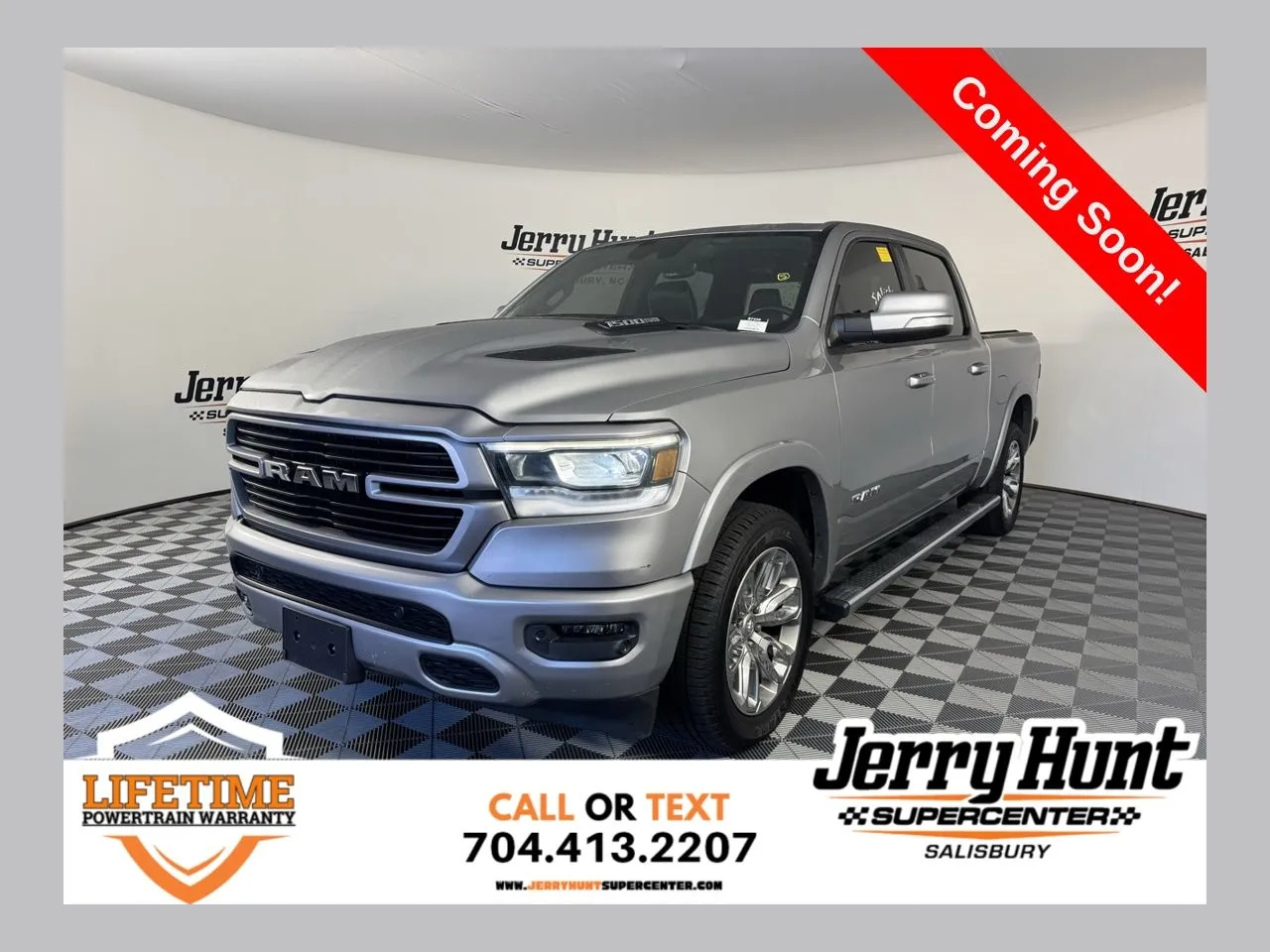 Silver 2022 Ram 1500 Laramie for sale in Salisbury, NC