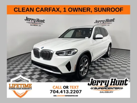 White 2024 BMW X3 xDrive30i for sale in Salisbury, NC