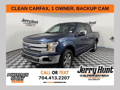 Blue 2018 Ford F-150 Lariat for sale in Salisbury, NC