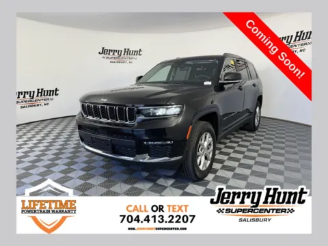 Black 2022 Jeep Grand Cherokee L Limited for sale in Salisbury, NC
