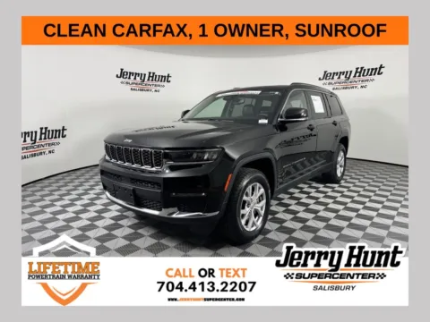 Black 2022 Jeep Grand Cherokee L Limited for sale in Salisbury, NC