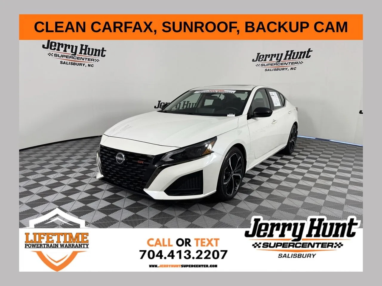 White 2024 Nissan Altima 2.5 SR for sale in Salisbury, NC