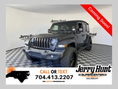 Gray 2018 Jeep Wrangler Unlimited Sport for sale in Salisbury, NC