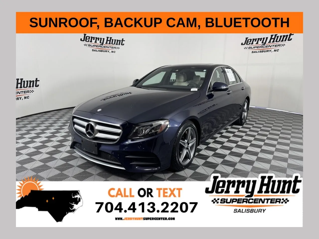 Blue 2017 Mercedes-Benz E-Class E 300 for sale in Salisbury, NC