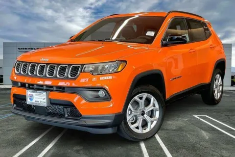 Orange 2026 Jeep Compass Latitude 4x4 for sale in Indio, CA