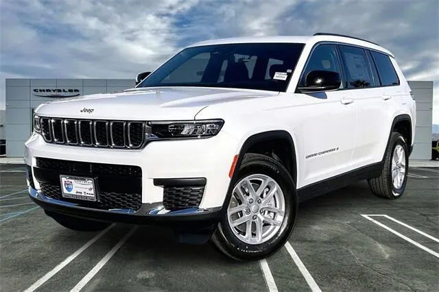 White 2025 Jeep Grand Cherokee L aredo X 4x2 for sale in Indio, CA