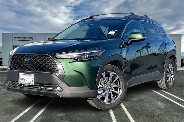 Green 2024 Toyota Corolla Cross XLE for sale in Indio, CA