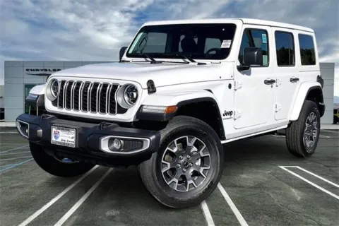 White 2025 Jeep Wrangler 4-door Sahara for sale in Indio, CA