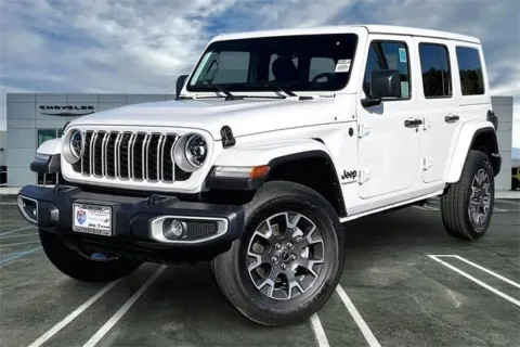 White 2025 Jeep Wrangler 4-door Sahara for sale in Indio, CA