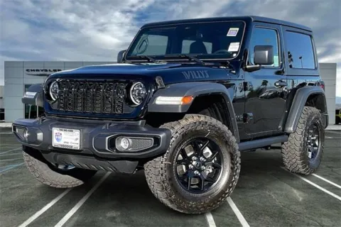 Black 2025 Jeep Wrangler 2-door Willys for sale in Indio, CA