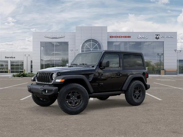 Black 2025 Jeep Wrangler 2-door Willys for sale in Indio, CA