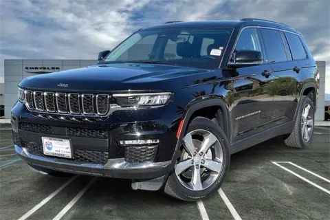 Black 2021 Jeep Grand Cherokee L Limited for sale in Indio, CA