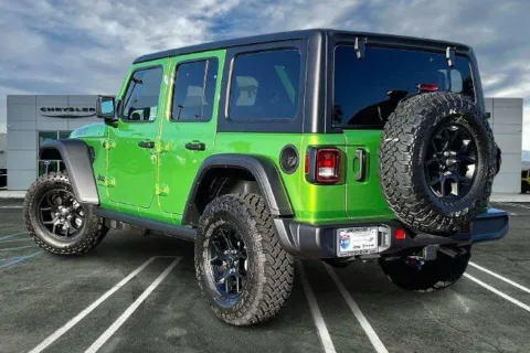 Photos of 2026 Jeep Wrangler 4-door Willys for sale in Indio, CA at I-10 Chrysler Dodge Jeep Ram