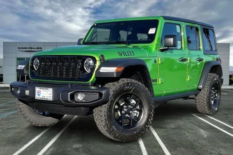 Green 2026 Jeep Wrangler 4-door Willys for sale in Indio, CA
