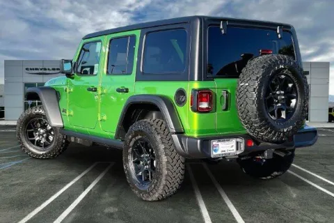 Photos of 2026 Jeep Wrangler 4-door Willys for sale in Indio, CA at I-10 Chrysler Dodge Jeep Ram