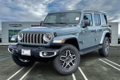 Gray 2026 Jeep Wrangler Sahara for sale in Indio, CA