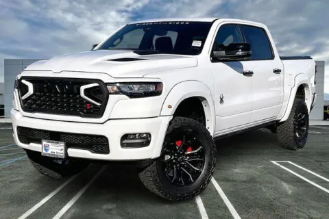 White 2026 Ram 1500 Big Horn Crew Cab 4x4 5'7' Box for sale in Indio, CA