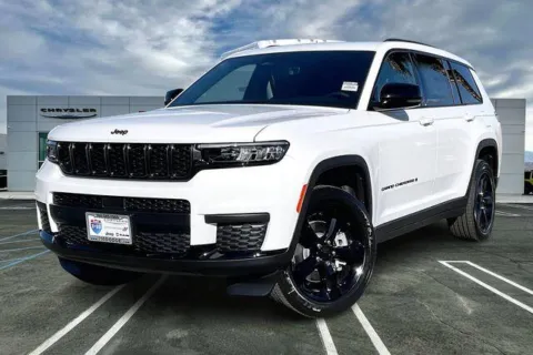 White 2025 Jeep Grand Cherokee L Grand Cherokee Altitude 4x2 for sale in Indio, CA