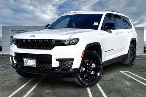 White 2025 Jeep Grand Cherokee L Grand Cherokee Altitude 4x2 for sale in Indio, CA