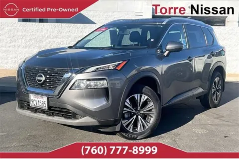 Gray 2022 Nissan Rogue SV for sale in Indio, CA