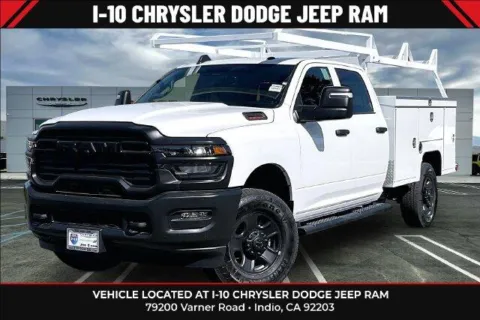 White 2026 Ram 2500 Tradesman Crew Cab 4x4 8' Box for sale in Indio, CA