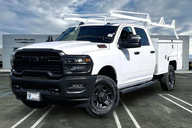 White 2026 Ram 2500 Tradesman Crew Cab 4x4 8' Box for sale in Indio, CA