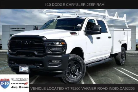 White 2026 Ram 2500 Tradesman Crew Cab 4x4 8' Box for sale in Indio, CA