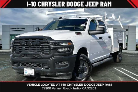 White 2026 Ram 2500 Tradesman Crew Cab 4x2 8' Box for sale in Indio, CA