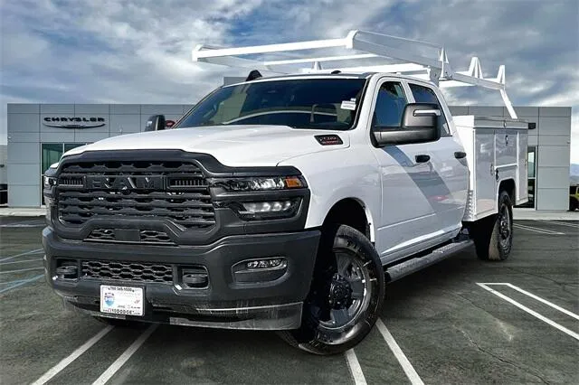 White 2026 Ram 2500 Tradesman Crew Cab 4x2 8' Box for sale in Indio, CA