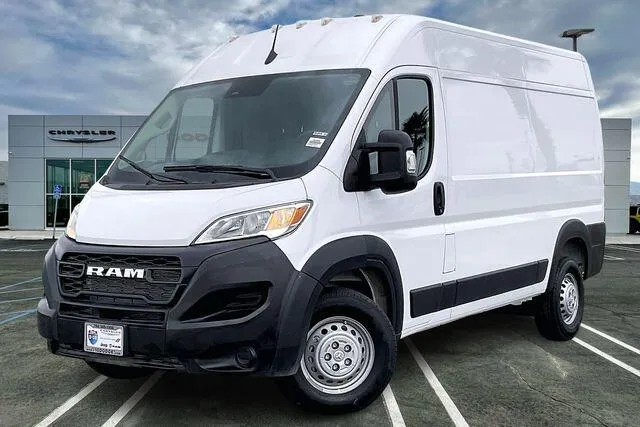 White 2025 Ram ProMaster Cargo Van Promaster 1500 Tradesman Cargo Van High Roof 136' Wb for sale in Indio, CA
