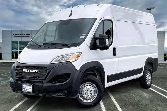White 2025 Ram ProMaster Cargo Van Promaster 1500 Tradesman Cargo Van High Roof 136' Wb for sale in Indio, CA