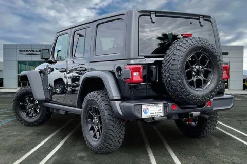 Photos of 2026 Jeep Wrangler 4-door Willys for sale in Indio, CA at I-10 Chrysler Dodge Jeep Ram
