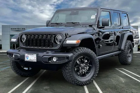 Black 2026 Jeep Wrangler 4-door Willys for sale in Indio, CA