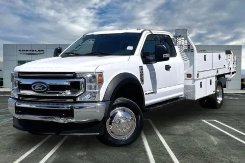 White 2021 Ford Super Duty F-450 DRW XLT for sale in Indio, CA