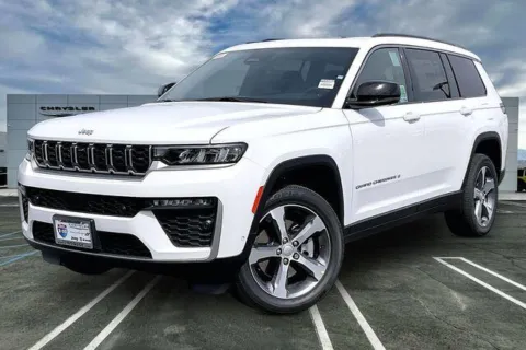 White 2026 Jeep Grand Cherokee L imited 4x4 for sale in Indio, CA