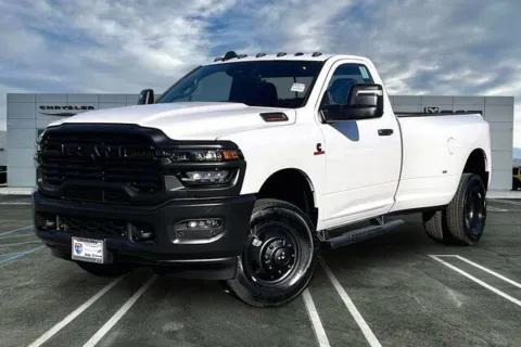 White 2026 Ram 3500 Tradesman Regular Cab 4x4 8' Box for sale in Indio, CA
