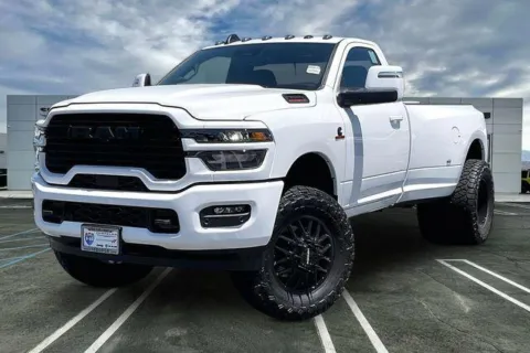 White 2026 Ram 3500 Tradesman Regular Cab 4x4 8' Box for sale in Indio, CA