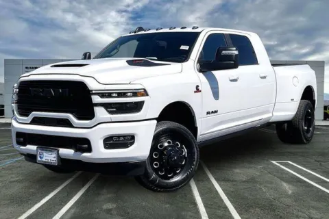 White 2026 Ram 3500 Laramie Mega Cab 4x4 6'4' Box for sale in Indio, CA