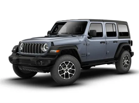 Gray 2026 Jeep Wrangler 4-door Sport S for sale in Indio, CA