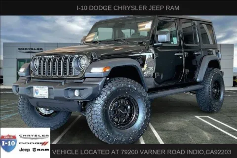 Black 2026 Jeep Wrangler 4-door Sport S for sale in Indio, CA