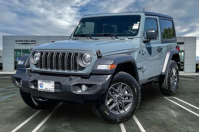 Gray 2026 Jeep Wrangler 2-door Sport for sale in Indio, CA
